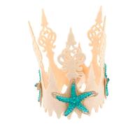 BESTYASH 1 Bandeau Couronne Coquillage Sirène Fête Accrocheuse Coiffure Fête D'Anniversaire Couronne Bel Accessoire De Cheveux Couvre-Chef Exquis Élégante Performance Cerceau