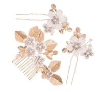 BESTYASH 1 Ensemble D'Accessoires De Cheveux Rétro Accessoires De Cheveux Pour Filles Peignes À Cheveux Pour Femmes Accessoires De Mariage Peigne À Cheveux En Forme De Fleur