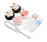 BESTYASH 1 Ensemble De Lentilles De Contact Colorées Conteneur De Lentilles Cosmétiques Outils Étui De Rangement De Lentilles Étui De Lentilles De Contact Support De Lentilles De