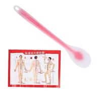 BESTYASH 1 Ensemble Outil de Massage Corps Silicone Palm Pat Acupoint pour Circulation Détente avec Guide Points