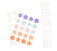 BESTYASH 1 Ensemble Patches Hydrocolloïdes Respirants pour Visage Patches Remplaçables pour Acné Invisible Formes Colorées pour Voyage