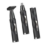 BESTYASH 1 Ensemble Tondeuse à Nez Électrique USB Rechargeable pour Hommes Épilateur Multi Fonctions Tête Rotative Trimmer pour Sourcils et Poils de Nez Design Compact et Portable