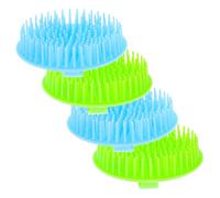 BESTYASH 1 Jeu Peigne De Massage De Shampooing Démêler Brosse Léger Poil Nettoyage Bouclé Humide Peigne De Pour Les Cheveux Masseur De Cheveux Peigne Pour Hommes Plastique 4 Pièces