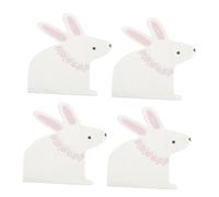BESTYASH 1 Jeu Tissu De Lapin Papier Enfants Petit Fournitures De La Fête De Pâques Serviettes De Fête Décors De Vaisselle Serviette D'anniversaire Lapin 20 Feuilles