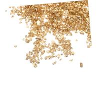 BESTYASH 1 Nail Art Glass Gravel Comprimés Joyaux Ongles Charmes Charme D'ongle Charmes Ongles Flocons Mastic à Ongles Pierres Cristaux Remplisseur Gemmes Pour Les Ongles Clou Un Verre Doré