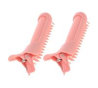BESTYASH 1 Paire clip coup racine ascenseur invisible volumateur style le maçon outils de coiffure pour cheveux bouclés gros pour le volume clips à rouleaux chauds Plastique rose