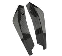 BESTYASH 1 Paire de Spoiler de Pare-Chocs Arrière en Fibre de Carbone Noire Diffuseur Aérodynamique Anti-Collision Protecteur d'Angle Voiture Accessoires de Modification Auto