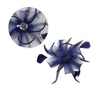 BESTYASH 1 Pc coiffe en maille Accessoires de cheveux pour filles enveloppement de cheveux femmes accessoires pour cheveux cheuveux feminicene fete pince à pince à mailles Navy
