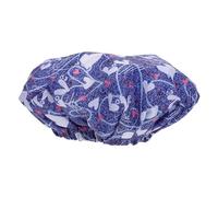 BESTYASH 1 Pièce Bonnet De Étanche Pour Bain Bonnet De Avec Doublure En Tissu Capuchons Capsules De Shampoing Chapeau De Adultes Baignade Blue Demain
