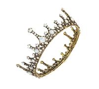 BESTYASH 1 Pièce Couronne Baroque Coiffe De Mariée Coiffe Oracle Couronnes Pour Adultes Couronne Vintage Couronne De Mariée Boule Couronne De Bal Ronde Accessoires De Cheveux De Mariage La