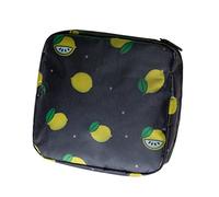 BESTYASH 1 Pièce de Rangement période Citron de Serviettes hygiéniques Tampon Petit Portefeuille pour Les Filles Pochette Serviette hygiénique extérieur Noir