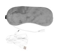 BESTYASH 1 Pièce masque pour les yeux de sommeil thermique patch yeux reutilisable eye care sleep mask masque chauffant pour les yeux coussin chauffant pour les yeux velours de cristal Grey
