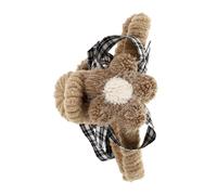 BESTYASH 1 Pièce Pince à Cheveux Peluche pour Filles Accessoire de Coiffure Adorable Forme de Fleur pour Maintien Sécurisé pour Bain Maquillage