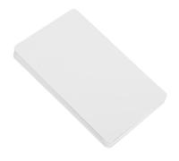 BESTYASH 10 Cartes Pvc Blanches Cr80 30 Mils pour Projet Créatif, Double Face Imprimable, Étiquettes Vierges Personnalisables pour Artisanat et Porte-nom