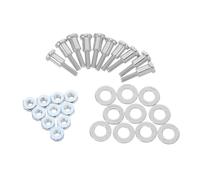 BESTYASH 10 Ensembles Hair Clipper Spare Screws Compatible With Wahl Adjustment Rod Fixing Screws Nuts Gaskets For Precise Maintenance