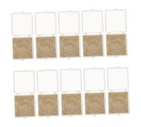 BESTYASH 10 Pièces Boîte de Rangement Cils Portable avec Plateau Amovible Organiseur Transparent pour Extensions de Cils Boîte Vide Pratique et Compacte pour Salon et Voyage