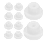 BESTYASH 10 pièces Bouchons de Trou Silicone Étanches Inserts Ronds Flexibles pour Bouteilles et Tubes Joint Étanchéité et Résistant à Usure