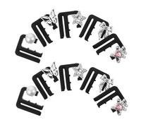 BESTYASH 10 Pièces Boucle Jean Réglable Clips Ceinture pour Pantalon Jeans Jupes Ajusteur Rapide Sans Couture