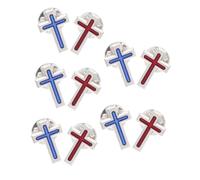 BESTYASH 10 Pièces Épingles de Zinc pour Première Communion Broches Religieuses pour Hommes et Femmes Badge de Foi pour Costume et Accessoire de Prière