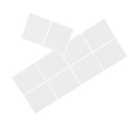 BESTYASH 10 Pièces Film Diffuseur de Lumière LED Adhésif Blanc en Pet pour Éclairage Intérieur, 10 Feuilles Souples 50um, Optimise L'efficacité LED et Réduit la Consommation D'énergie