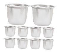 BESTYASH 10 Pièces Lot de Passoires à Thé Acier Inoxydable Filtre à Mailles Fines pour Thé Vrac Panier Infuseur et Antirouille pour Infusion Facile