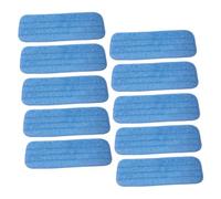 BESTYASH 10 Pièces Lot de Serpillères Microfibre Lavables pour Balai Vaporisateur Recharges Réutilisables pour Sols Durs et Parquets Chiffons de Nettoyage Polyvalents et Efficaces