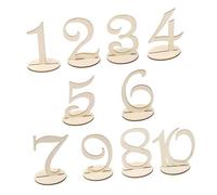 BESTYASH 10 pièces Numéros de Table pour de Mariage Supports Décoratifs pour Événements et