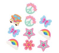 BESTYASH 10 Pièces signet de dessin animé bijou de farci Hochet de bébé peluche Animaux broches fantaisie broche fantaisie épingle à nourrice broche châle broche chandail Gel de silice