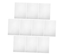 BESTYASH 10 pièces Transparent Plastic Paper Sleeves Protectors For Documents With Hook Hole Sheet Sleeves For Supermarket Price Displays And Festive Decorations