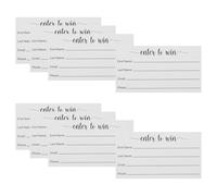 BESTYASH 100 Cartes de Tombola en Papier Multi-usage, Feuilles Vierges Pliables, 100 Pièces pour Événements D'entreprise et Tirages Sort Prix