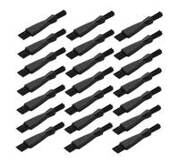 BESTYASH 100 Pièces Brosse de Nettoyage Double Tête pour Rasoir Brosse Compacte Plastique Durable avec Poils Nylon Doux pour Entretien des Crevasses et Usage Portable