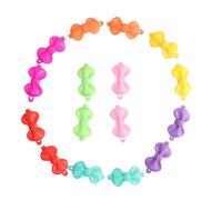 BESTYASH 100 Pièces Épingles à Cheveux pour Fille en Plastique Nœud, Jolies Décorations Délicates, Accessoires Cheveux pour Petites Filles Couleur Aléatoire