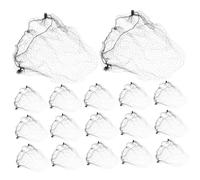 BESTYASH 100 Pièces Filets à Cheveux Invisibles Noirs Filets Élastiques Réutilisables et Respirants pour Chignons Danse Restauration et Coiffure Professionnelle