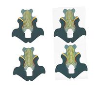 BESTYASH 100 Pièces Plateau de Nail Art Papier Forme de Queue de Poisson Autocollants Extension Ongles Cristal Outils de Beauté Diy pour