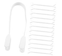 BESTYASH 100 pièces Poignées de Transport Plastique Lot pour Remplacement de pour Bricolage à Main et Épicerie Installation Facile et