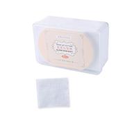 BESTYASH 1000 Pièces Coton démaquillant non tissé doux lavable peau éponge Maquillage de nettoyage lingette démaquillante Wiper pour le visage tampon pour un visage propre blanche