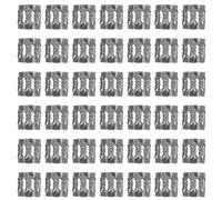 BESTYASH 1000 Pièces Perles Métalliques pour Dreadlocks Anneaux Réglables Aluminium Légers pour Extensions et Tresses Accessoires de Coiffure pour Tresses Faux Locs et Micro Braids