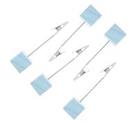 BESTYASH 10pcs Clips de Mémo en Matériau Synthétique Bleu Support en Bois, Porte-notes Créatif pour Bureau, pour Fixer et Stocker Photos