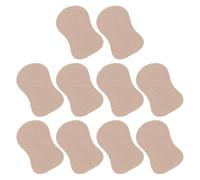 BESTYASH 10Pcs Coussinets Anti-Transpiration sous L'Aisselle et Coussinets pour Pied 9,5X5,5Cm Coton Adhérence Réduit Nettoyage Vêtements Saison Chaude Adultes
