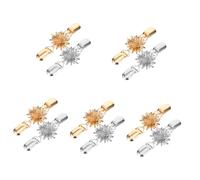 BESTYASH 10pièces Clips Cinch Forme De Fleur Pour Pull Et Cardigan Accessoires De Mode Vintage Pour Femme Collier Clip Pour Châle Et Écharpe