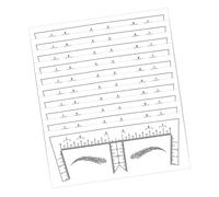 BESTYASH 10pièces Règle à Sourcils Professionnelle Pour Mesurer Et Tracer Les Sourcils Outil De Maquillage Pour Ligne De Nivelante Pour Femmes
