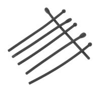 BESTYASH 12 Paires Couvre-jambes De Lunettes Pinces Depuis Petit Avec Bouts De Lunettes Silicium Monocle Poignée Plaquettes De Lunettes Antidérapantes Temples Correctifs Gel De Silice Noir