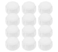 BESTYASH 12 pièces Bouchons pour Jerrican Couvercles Plastique pour Bidons Bouchon à Filetage Grossier pour Réservoir Carburant Étanche et Antieffraction Remplacement pour Bidons Huile et