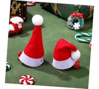BESTYASH 12 Pièces Lot de Pinces à Cheveux Bonnet de Noël et Peluche Décorations Festives pour Filles et Femmes Accessoires Mignons pour Fêtes de Noël