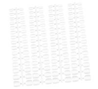 BESTYASH 120pièces Faux Ongles Courts Gel à Couverture Complète Lot Presser Pour Extensions Ongles