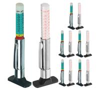 BESTYASH 12pcs Jauge de Profondeur de Pneu à Code Couleur en Acier Inoxydable et Abs 0-25mm pour Contrôle Rapide et Précis de L'usure des Pneus Automobile