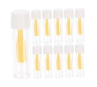 BESTYASH 12pièces Bâtonnet De Lentilles De Contact De Voyage Petit Applicateur Silicone Dissolvant Portable Et Réutilisable Pour Lentilles