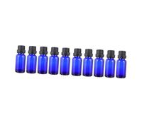 BESTYASH 12pièces Flacons Vides Bleus pour Huiles Essentielles avec Couvercle Simple et Large Lot