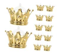 BESTYASH 12pièces Lot De Boîtes à Bonbons Forme De Couronne Pour Bonbons Desserts Shower Fête Anniversaire