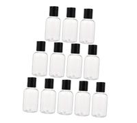 BESTYASH 12pièces Lot De Flacons De Voyage Pour Cosmétiques Et Lotions Avec Corps Pet Transparent Et Couleur Standard Pour Distribution Facile Remplissage Pratique